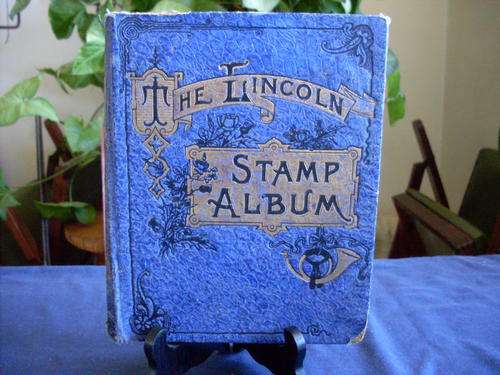 Early 1900s partially completed stamp album is very old & incomplete I know nothing about stamps