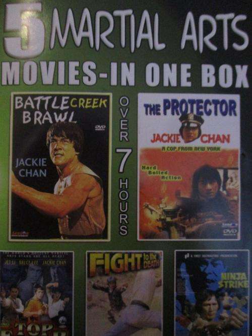 DVD - 5 Martial Arts Movies in one Box (box set) see pics