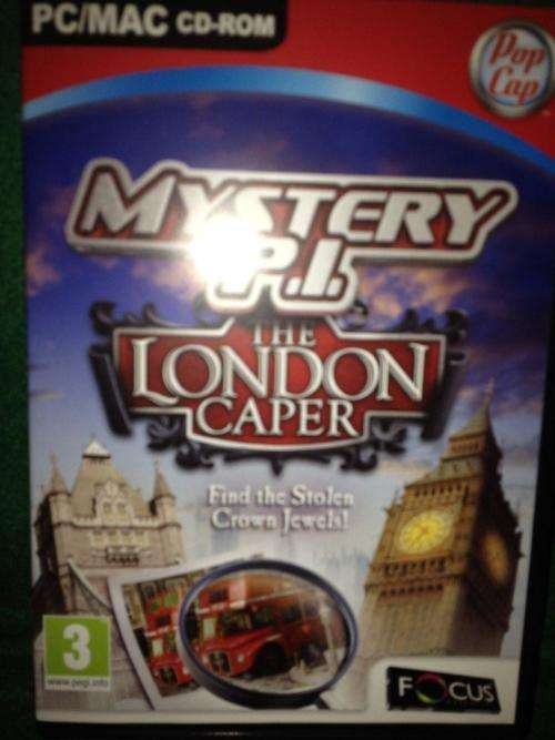 Mystery P.I. - The London Caper - Hidden object Game - PC Game -