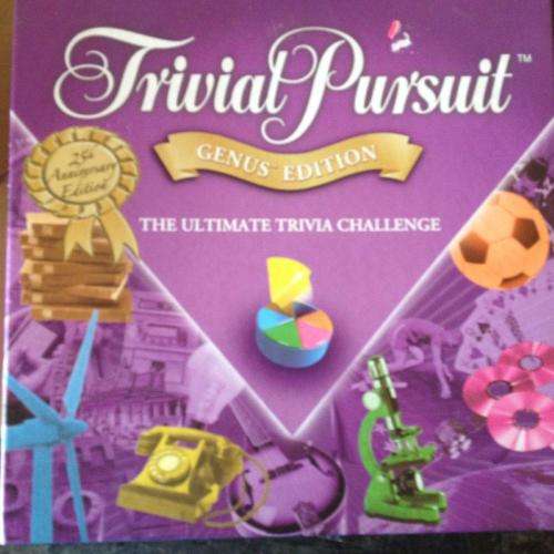 Trivial Pursuit - Genus 25th Anniversary Edition - Parker Brothers Hasbro