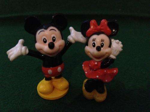 Over the Moon Mice  Mickey & Minnie Mouse - Disney - Solid Rubber +- 5.5.cm