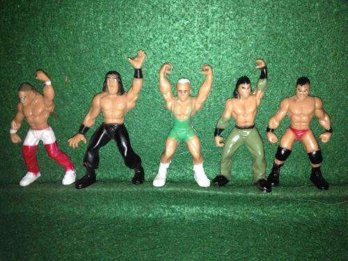 Slot Car Scenery - 5 x Wrestlers lot 1 1:32 Scale