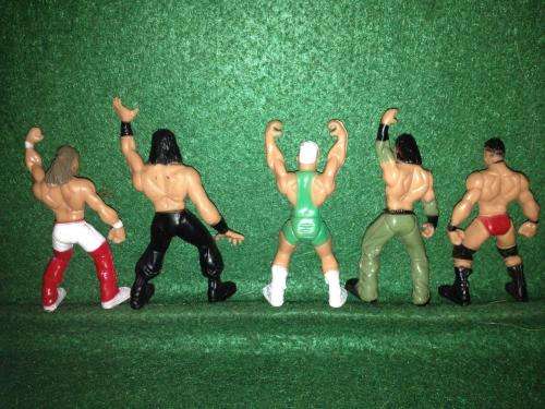 Slot Car Scenery - 5 x Wrestlers lot 1 1:32 Scale