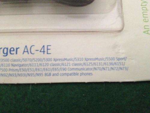 Nokia Travel Charger AC-4E