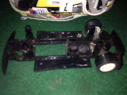 Ninco - Renault Body + Chassis - Spares or Repair or Scenery - 1:32 Scale