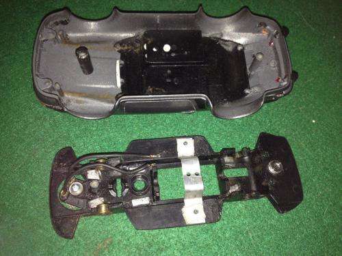 Ninco - Porsche Body + Chassis - Spares or Repair or Scenery - 1:32 Scale