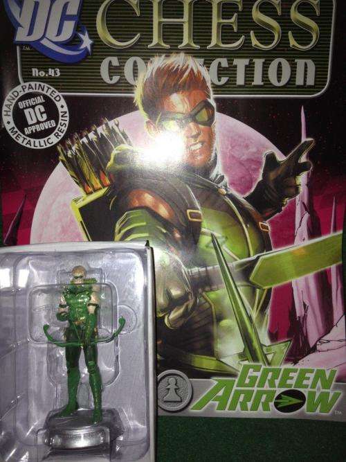 DC Chess Collection - Green Arrow c/w Magazine no 43 Eaglemoss Collections