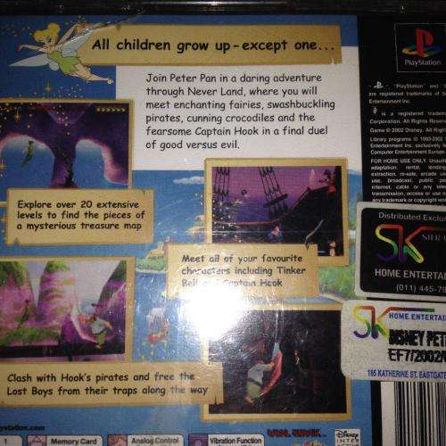 Peter Pan - Adventures in Neverland - Playstation (PSone) PS1 (pal disc)