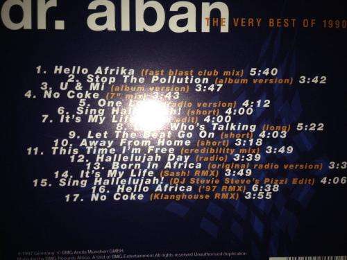 CD - Dr. Alban The Very Best Of 1990 - 1997