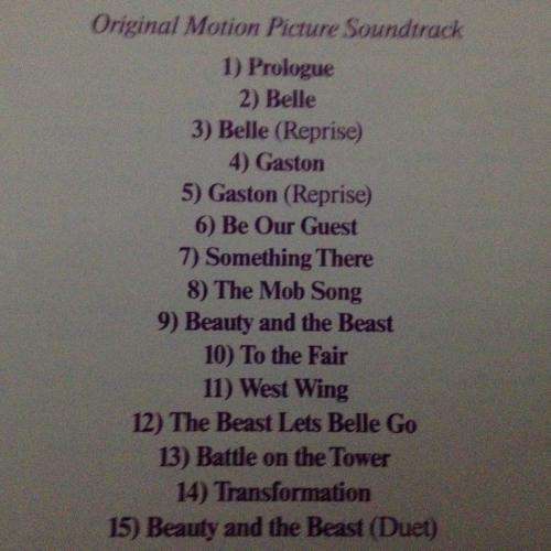 CD - Beauty and the Beast - Original Motion Picture Soundtrack