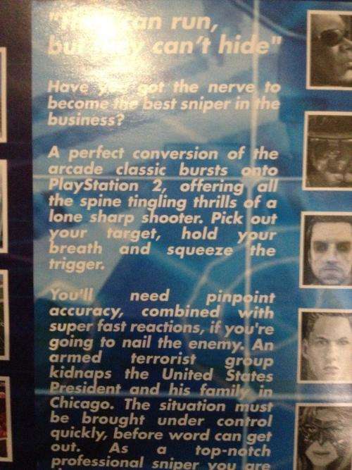 Silent Scope - Playstation 2 (PS2)