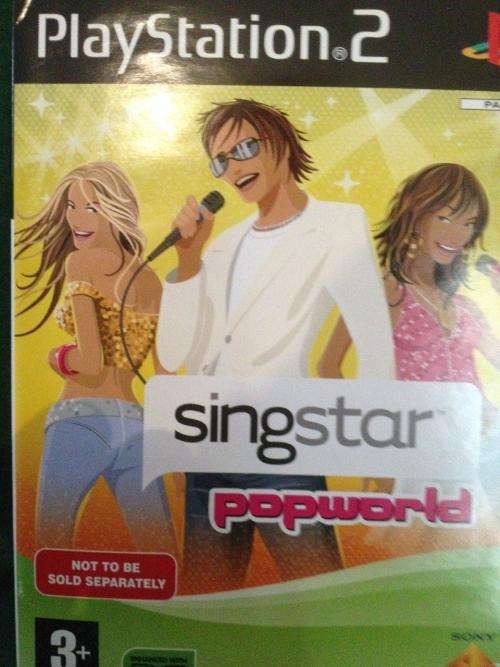 PS2 -Singstar Popworld -