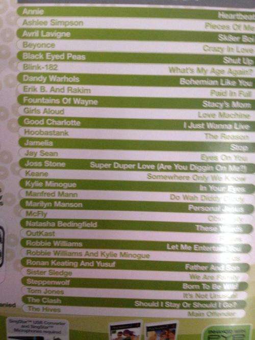 PS2 -Singstar Popworld -