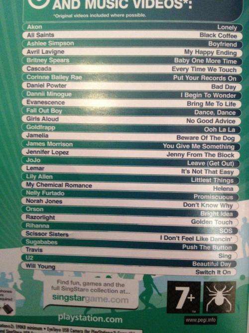 Singstar Pop Hits - Playstation 2 PS2