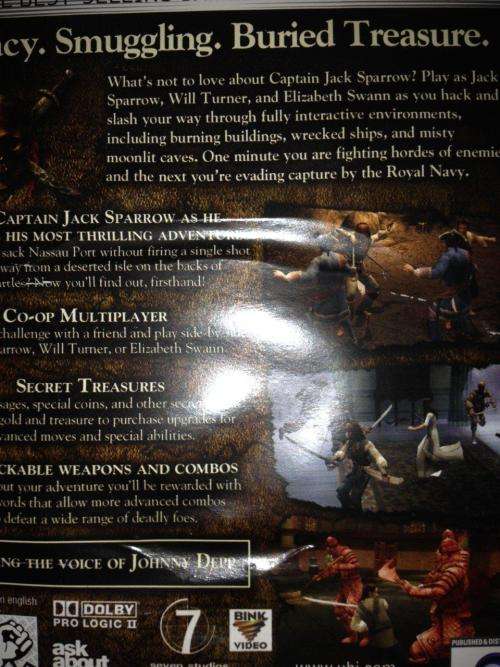 PS2 - Pirates of the Caribbean Platinum - The Legend of Jack Sparrow