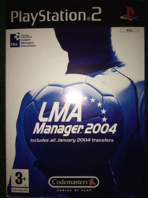 LMA Manager 2004 - Playstation 2 (PS2)