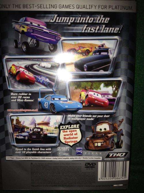 Disney Pixar Cars Platinum - Playstation 2 (PS2)