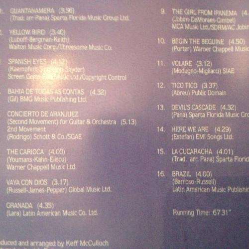 CD - The Latin Album - 16 Latin American Guitar Favourites