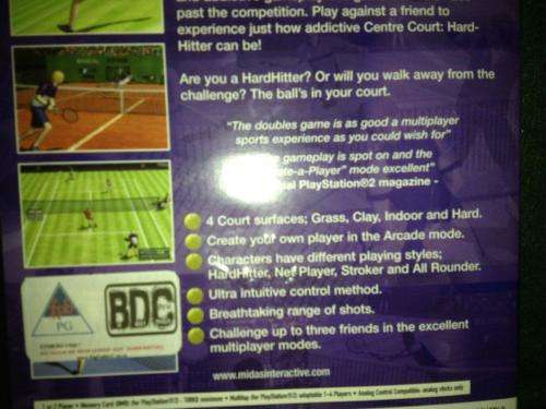 Centre Court Hardhitter - Playstation 2 (PS2)