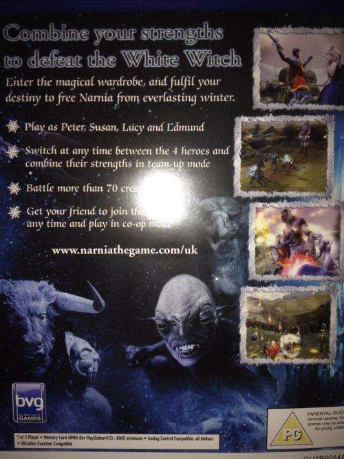 The Chronicles of Narnia The Lion The Witch and The Wardrobe - Playstation 2 (PS2)