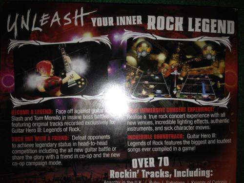 Guitar Hero III - Legends of Rock - Playstation 2 (PS2)