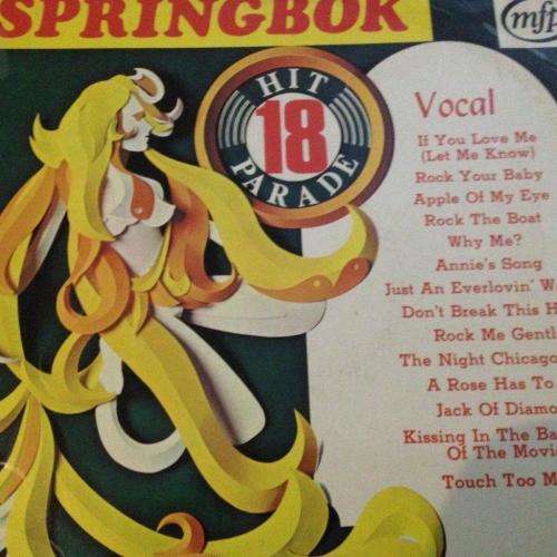 L.P. -  Springbok Hit Parade No 18