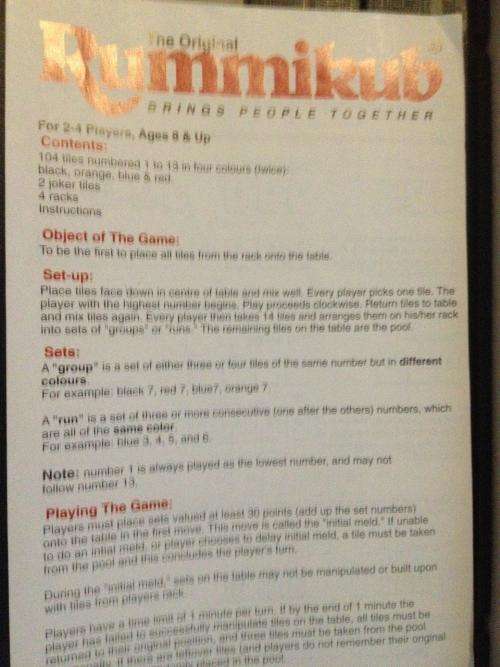 The Original Classic Rummikub - Brings People Together - Kod Kod International Games