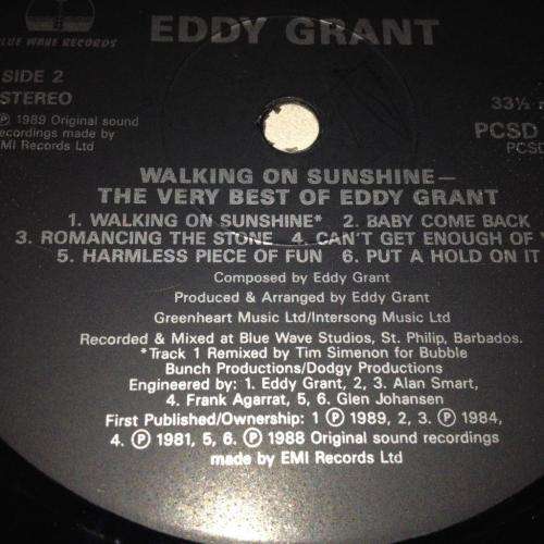 L.P. - Eddy Grant - Walking on Sunshine