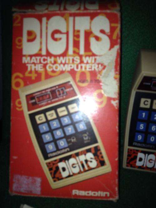 Vintage Retro Digits Console boxed with instructions - Radotin - Made In Hong Kong