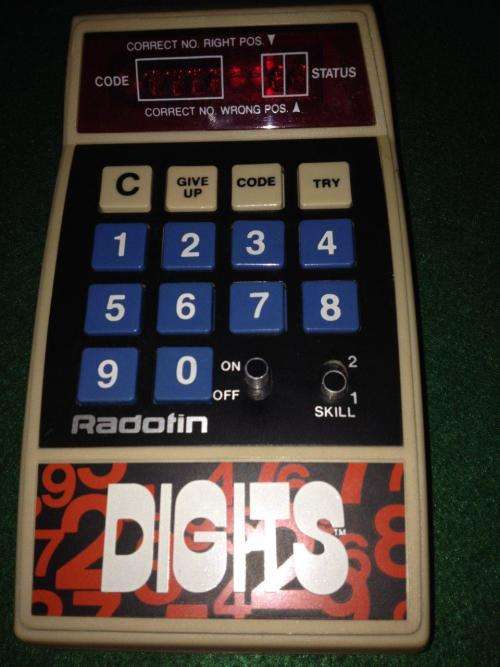 Vintage Retro Digits Console boxed with instructions - Radotin - Made In Hong Kong