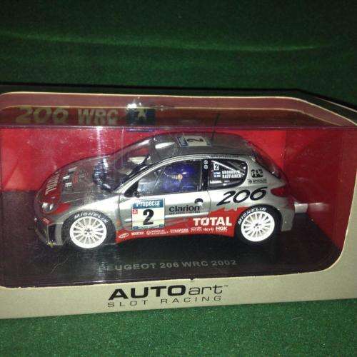 Autoart - Peugeot 206 WRC 2002 4x4 drive Boxed  1:32 Scale