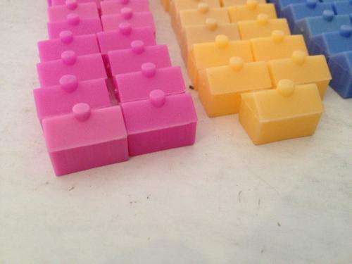 93 Multi colored Monopoly Hotels