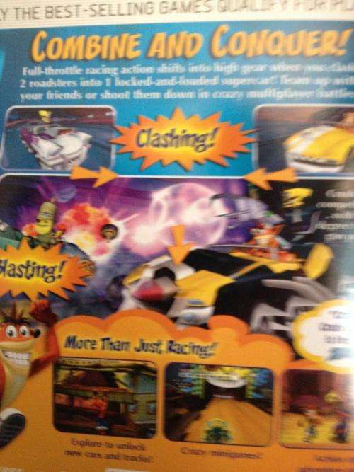 Crash Bandicoot Tag Team Racing - Playstation 2 (PS2)