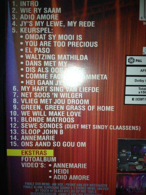 DVD - Gerrie Pretorius - In Konsert