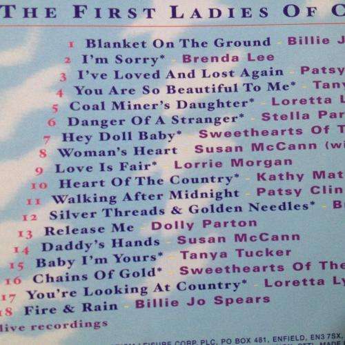 CD - Legends of Country - The First Ladies of Country
