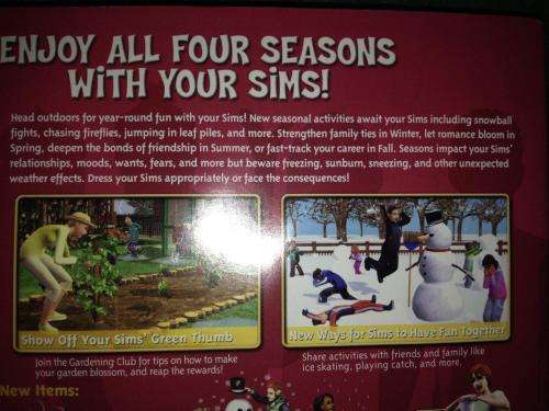 PC - The Sims 2 - Seasons Expansion Pack