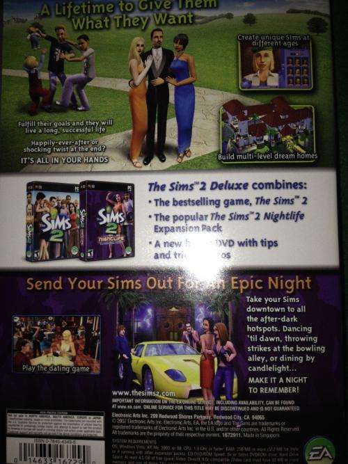 PC - The Sims 2 - Deluxe