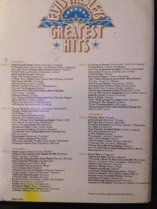 Cassette - Elvis Presley's Greatest Hits 4 cassette's (Readers Digest)