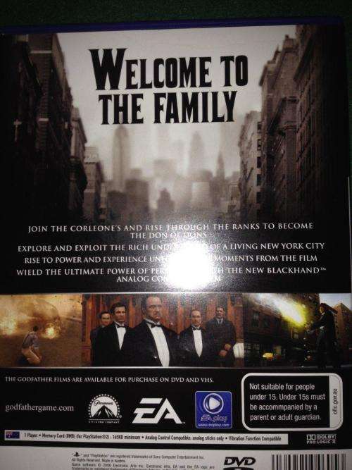 The Godfather  - Playstation 2 (PS2)