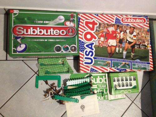 Job Lot of Vintage and Recent - Subbuteo Table Soccer sets and pieces - See pics