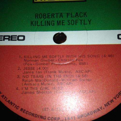LP - Roberta Flack - Killing Me Softly