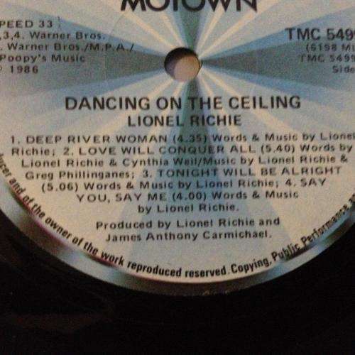 LP - Lionel Richie - Dancing on The Ceiling