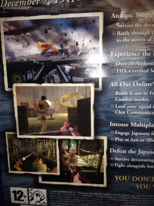 Medal of Honor - Rising Sun - Playstation 2 (PS2)