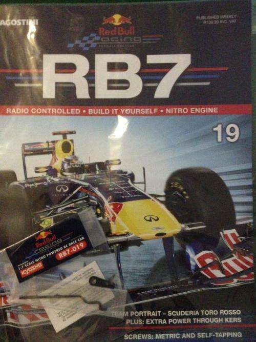 DeAgostini -RB7 - Red Bull Racing -  Issue 19 Magazine and Part (new sealed)