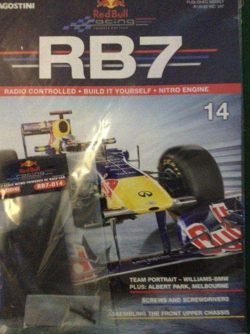 DeAgostini -RB7 - Red Bull Racing -  Issue 14 Magazine and Part (new sealed)