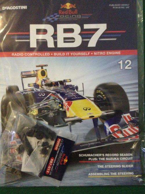 DeAgostini -RB7 - Red Bull Racing -  Issue 12 Magazine and Part (new sealed)