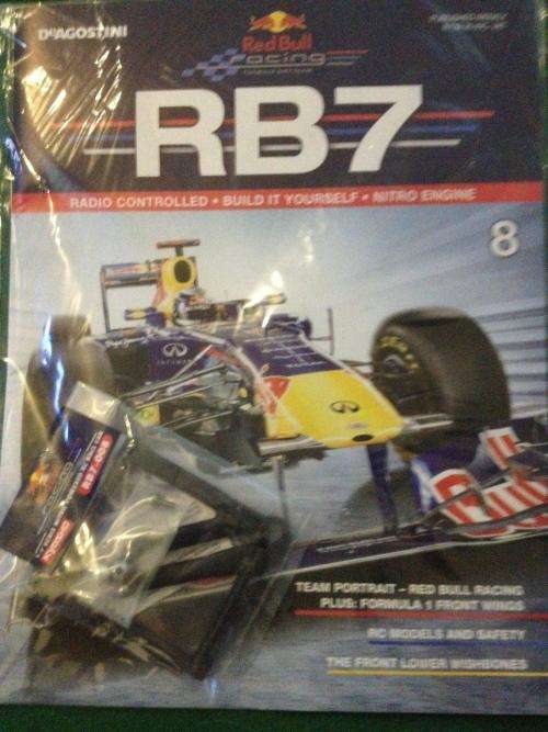 DeAgostini -RB7 - Red Bull Racing -  Issue 8 Magazine and Part (new sealed)
