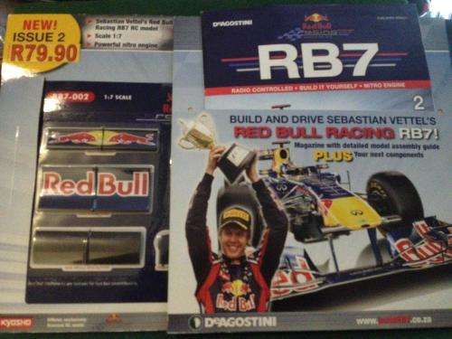 DeAgostini -RB7 - Red Bull Racing -  Issue 2 Magazine and Part (new sealed)