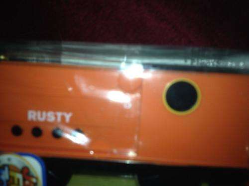 Thomas & Friends - Rusty + 2 Carriages  Motorized Railway Track Master System- TOMY