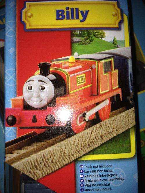 Thomas & Friends - Billy + 2 Carriages  Motorized Railway Track Master System- TOMY